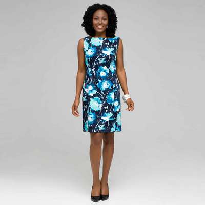 Floral Sheath Dress