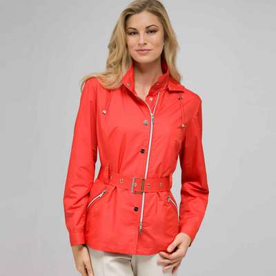 Belted Hooded Jacket